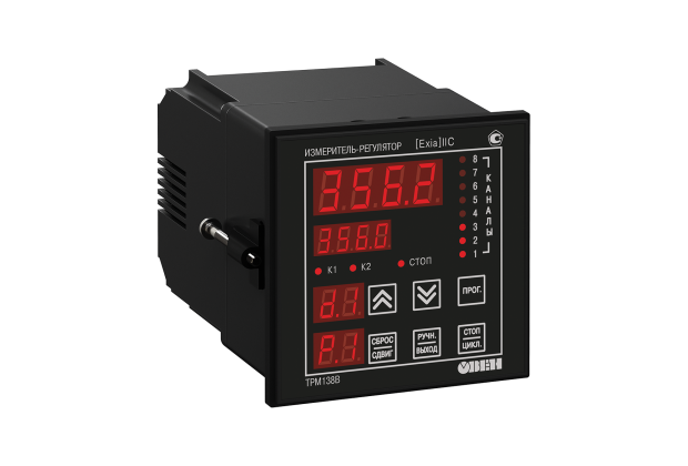 ТРМ138В восьмиканальный регулятор для взрывоопасных зон с RS-485