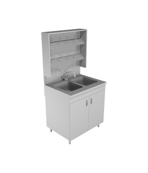 Стол-мойка НВ-800 МД (800*600*1650)