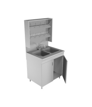 Стол-мойка НВ-1000 МД (1000*600*1650)