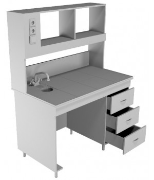 Стол пристенный химический НВ-1200 ПКХ (1215*700*1650)