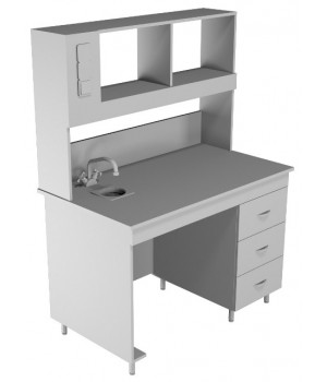 Стол пристенный химический НВ-1200 ПЛХ (1215*700*1650)