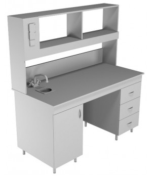 Стол пристенный химический НВ-1500 ПСПХ (1520*700*1650)