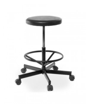 Табурет лабораторный с кольцом-подставкой для ног