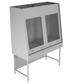 Шкаф вытяжной двухрамный НВ-1500 ШВд-М (1410*700*1960)