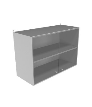 Шкаф навесной со стекл.дверцами НВ-800 НШс (800*350*450)