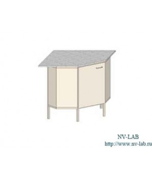 Стол для угловых соединений С-3 (940*940*900), 1 полка, 1 дверь