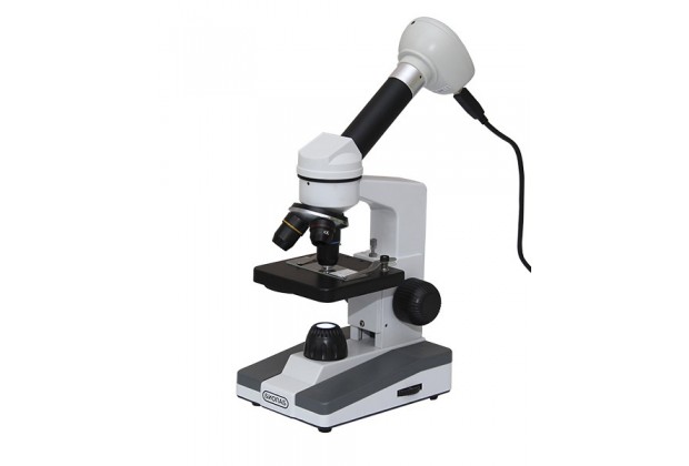 Микроскоп биологический Биолаб С-16 с видеоокуляром (ахроматический монокуляр, учебный)
