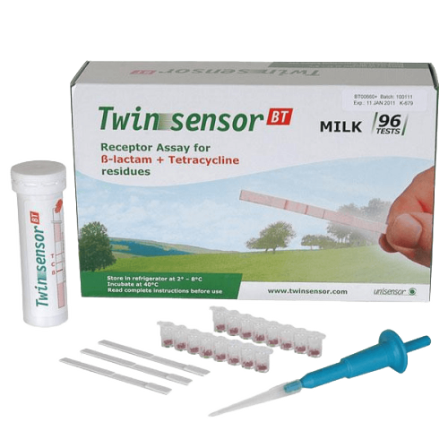Test for antibiotics in milk "4sensor", "Twinsensor"