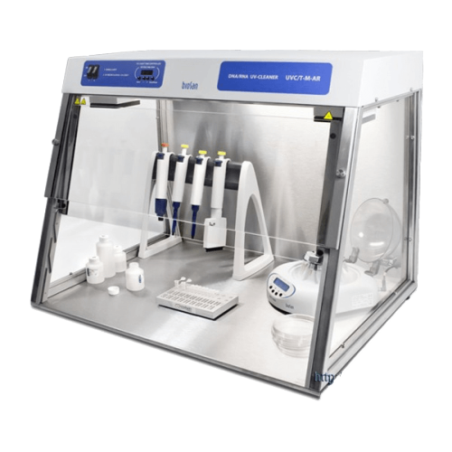 Laminar flow cabinets and PCR boxes